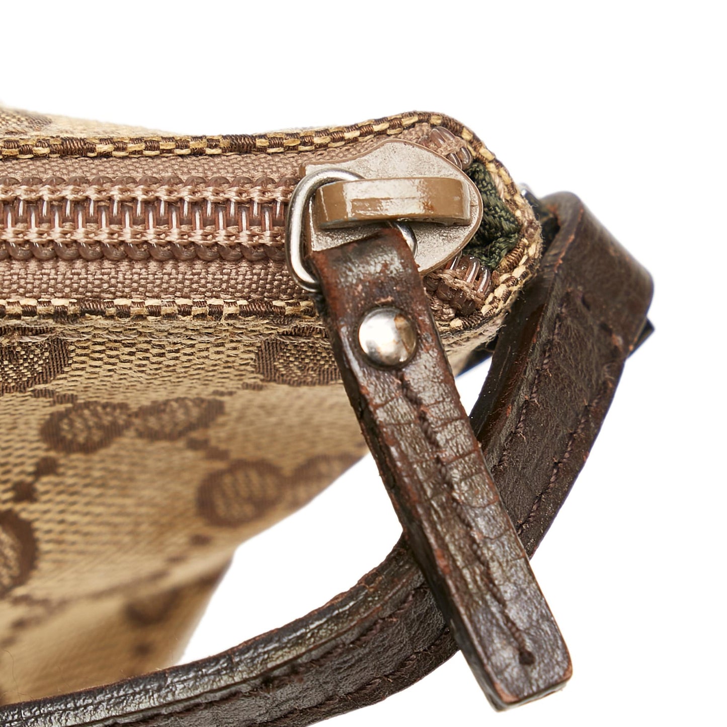 Gucci GG Canvas Boat Baguette (SHG-32204)