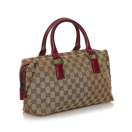 Gucci GG Canvas Boston Bag (SHG-33372)