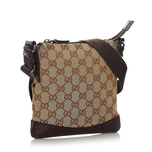 Gucci GG Canvas Crossbody Bag (SHG-28553)
