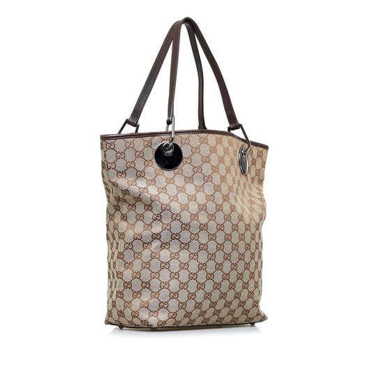 Gucci GG Canvas Eclipse Tote Bag (SHG-jVoOHK)