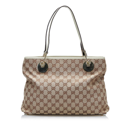 Luxury Gucci GG Canvas Eclipse Tote (SHG-y7kFVR)