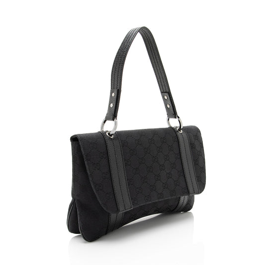 Gucci GG Canvas Flap Top Handle