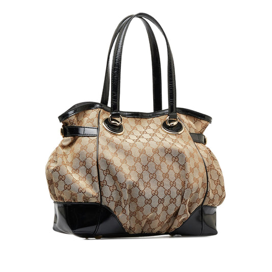 Gucci GG Canvas Full Moon Tote Bag (SHG-Jae2HT)