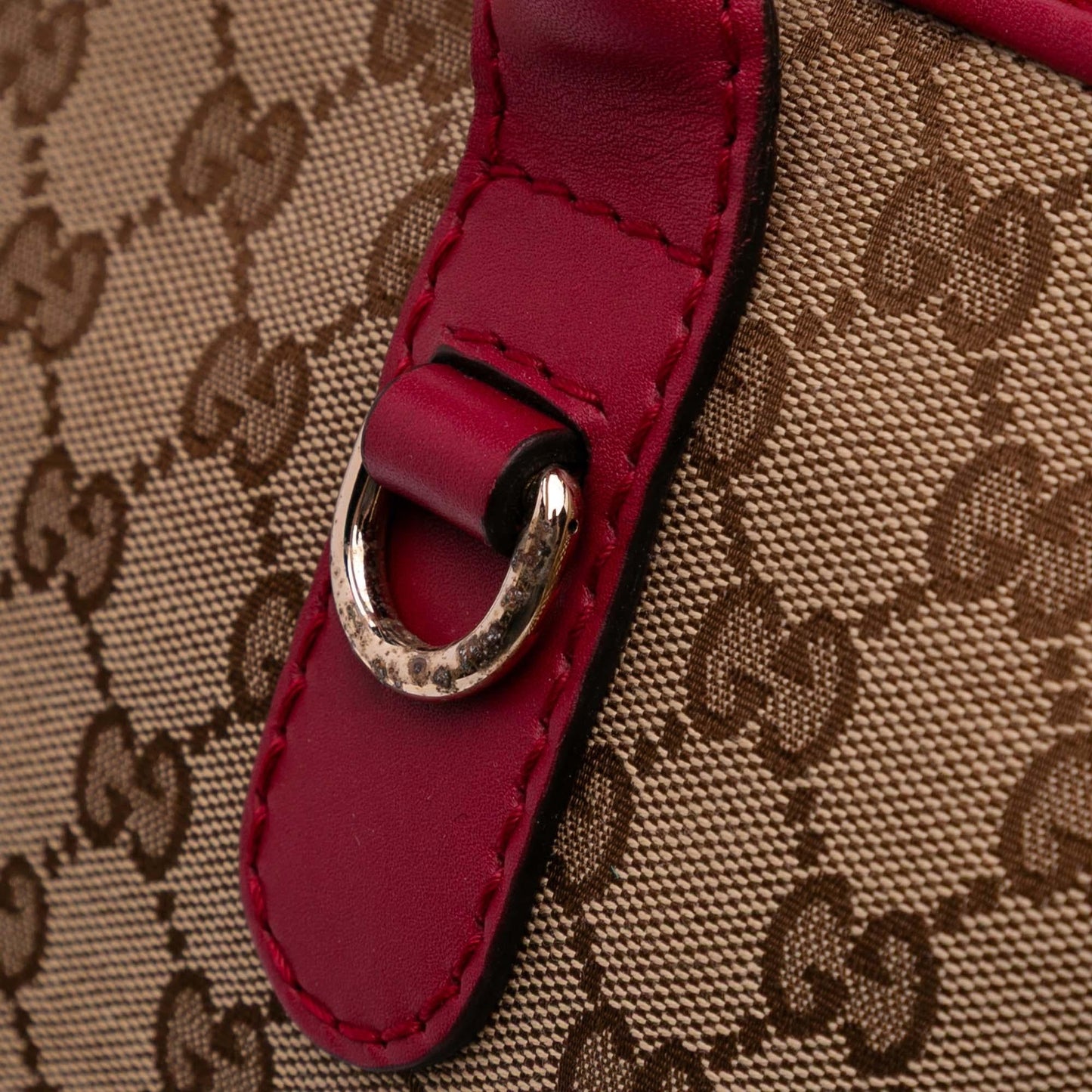 Gucci GG Canvas Heart Bit Satchel