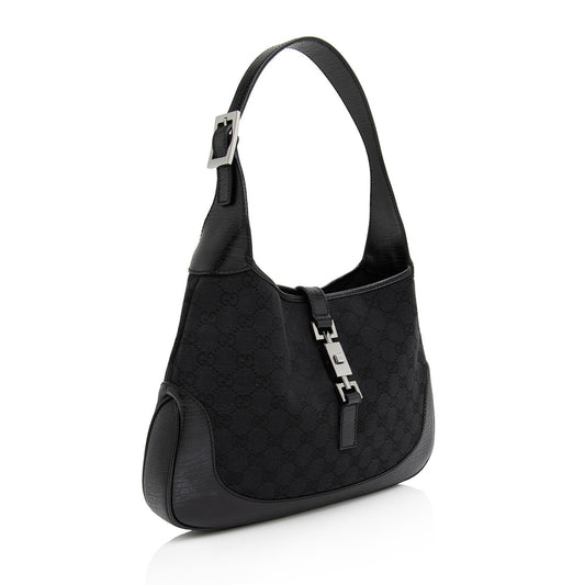 Gucci GG Canvas Jackie Hobo (SHF-09jnSd)