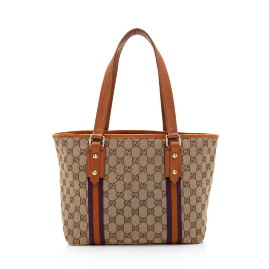 Luxury Gucci GG Canvas Jolicoeur Medium Tote (SHF-JDa0i6)