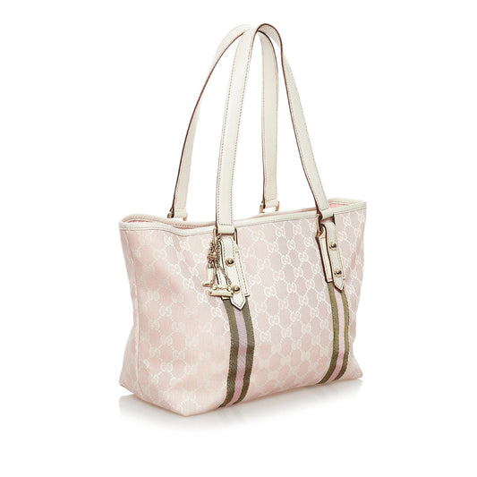 Gucci GG Canvas Jolicoeur Tote Bag (SHG-32410)