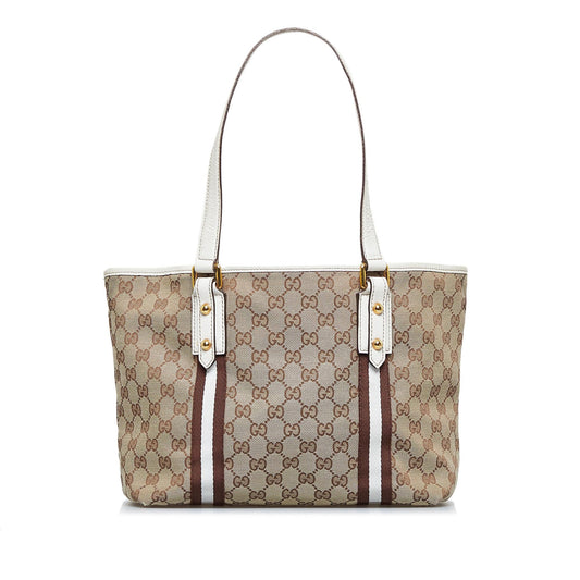 Luxury Gucci GG Canvas Jolicoeur Tote Bag (SHG-uCLiM4)