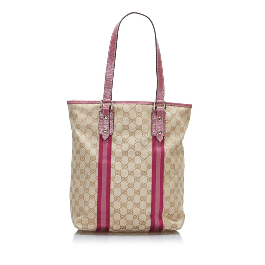 Luxury Gucci GG Canvas Jolicoeur Tote (SHG-5H7daB)