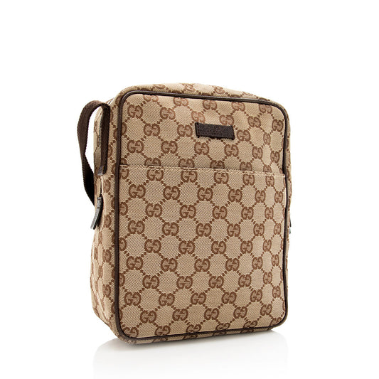 Gucci GG Canvas Messenger Bag - FINAL SALE (SHF-19190)