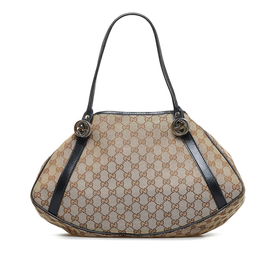 Luxury Gucci GG Canvas Twins Tote (SHG-jumYPU)