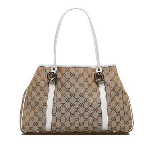 Luxury Gucci GG Canvas Twins Tote (SHG-5uIQ9f)