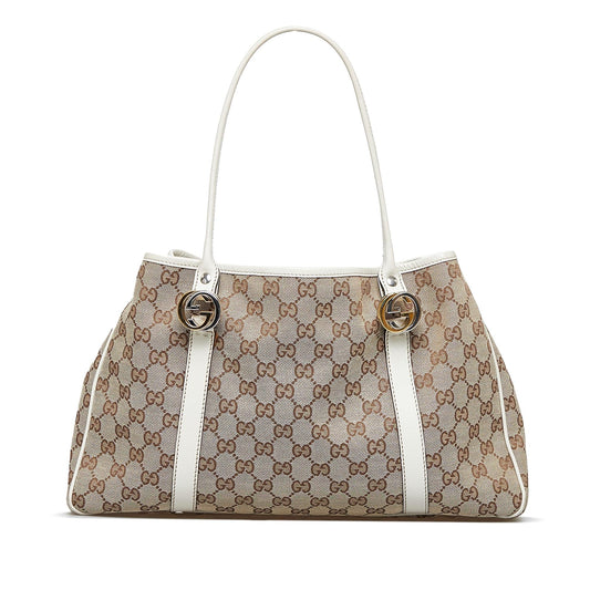 Luxury Gucci GG Canvas Twins Tote (SHG-04seb8)