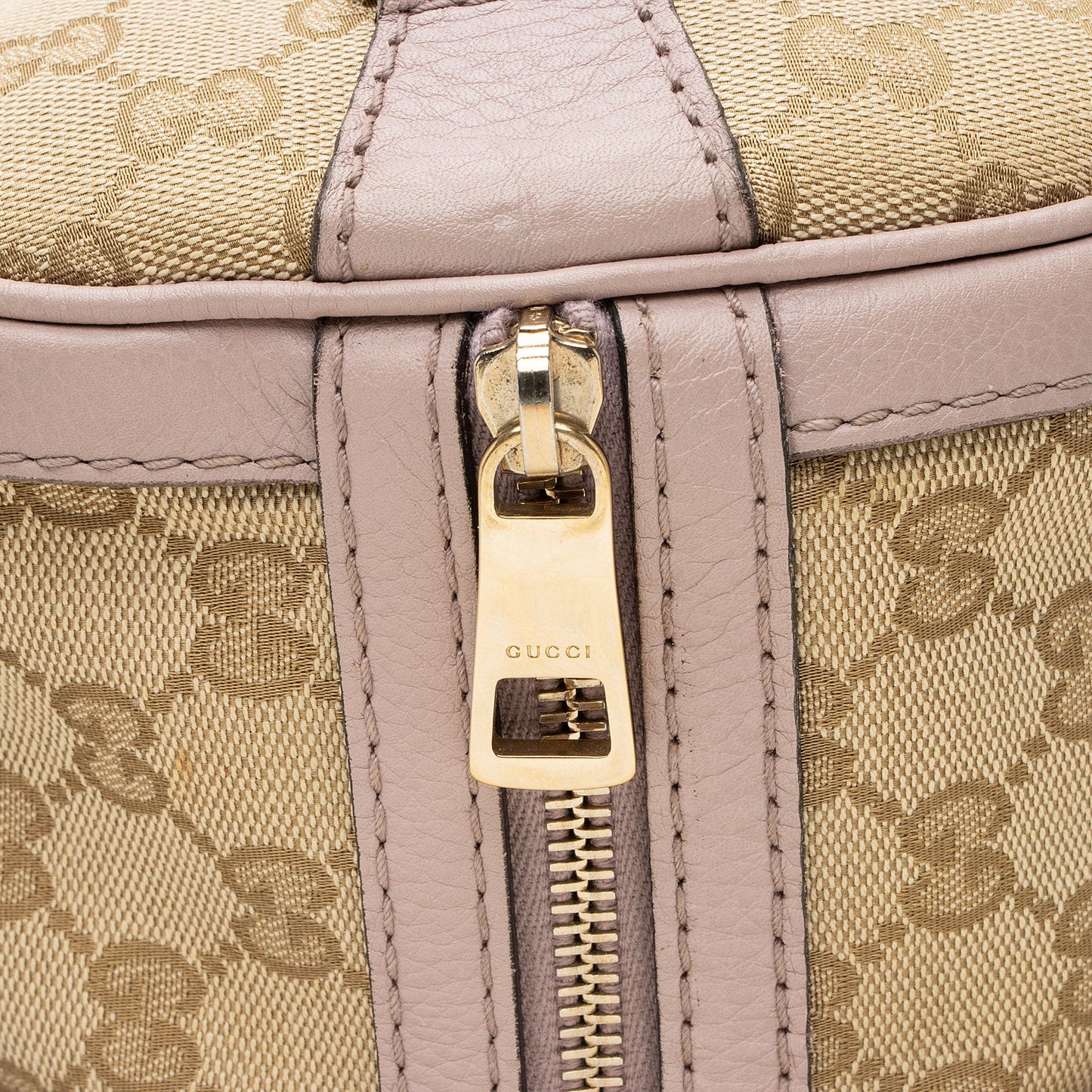 Gucci GG Canvas Vintage Web Joy Medium Boston Bag