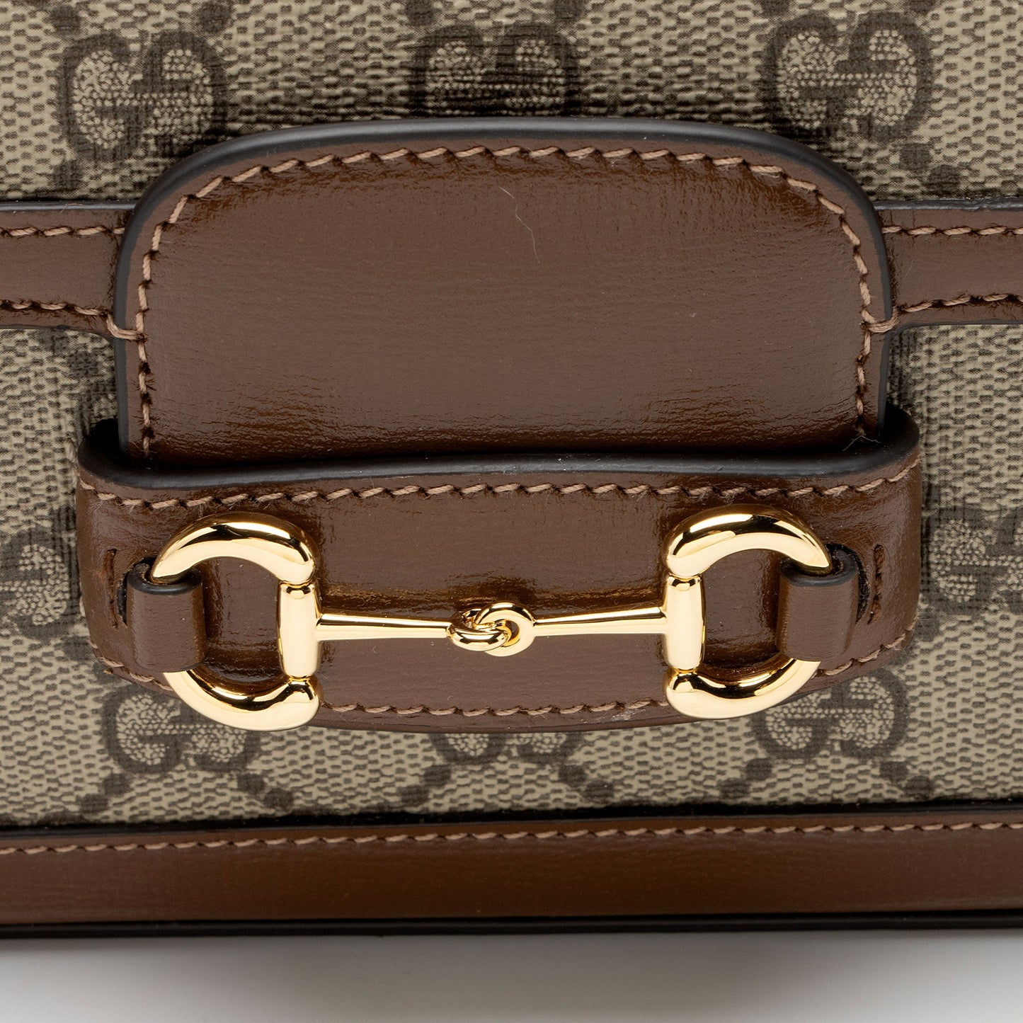 Gucci GG Supreme Chain Horsebit 1955 Small Shoulder Bag