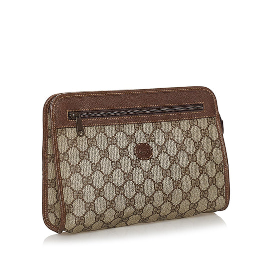 Gucci GG Supreme Clutch Bag (SHG-32201)