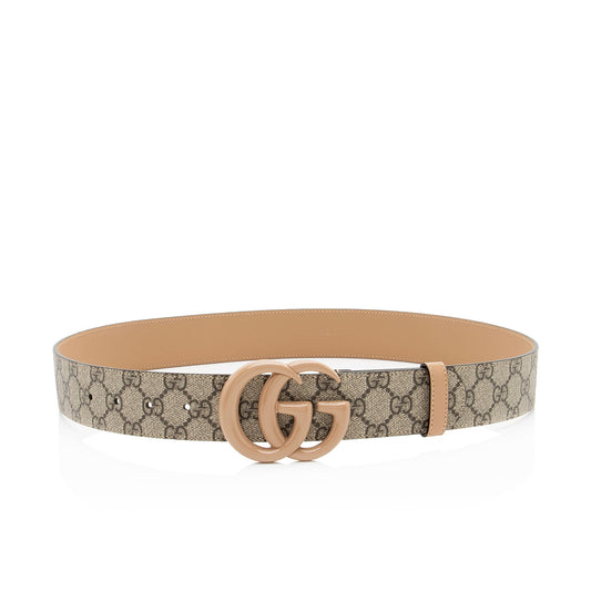 Gucci GG Supreme GG Marmont Wide Belt - Size 36 / 90