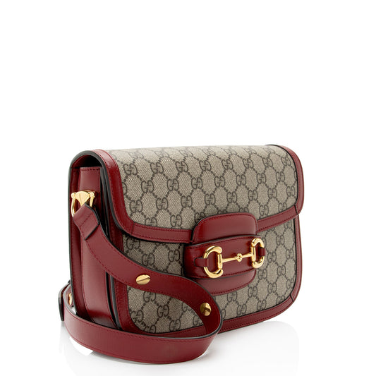 Gucci GG Supreme Horsebit 1955 Shoulder Bag (SHF-aGjQ4R)