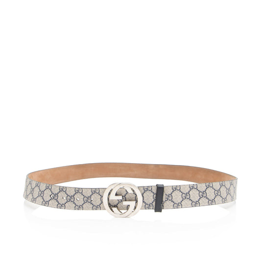 Gucci GG Supreme Interlocking G Belt - Size 44 / 110