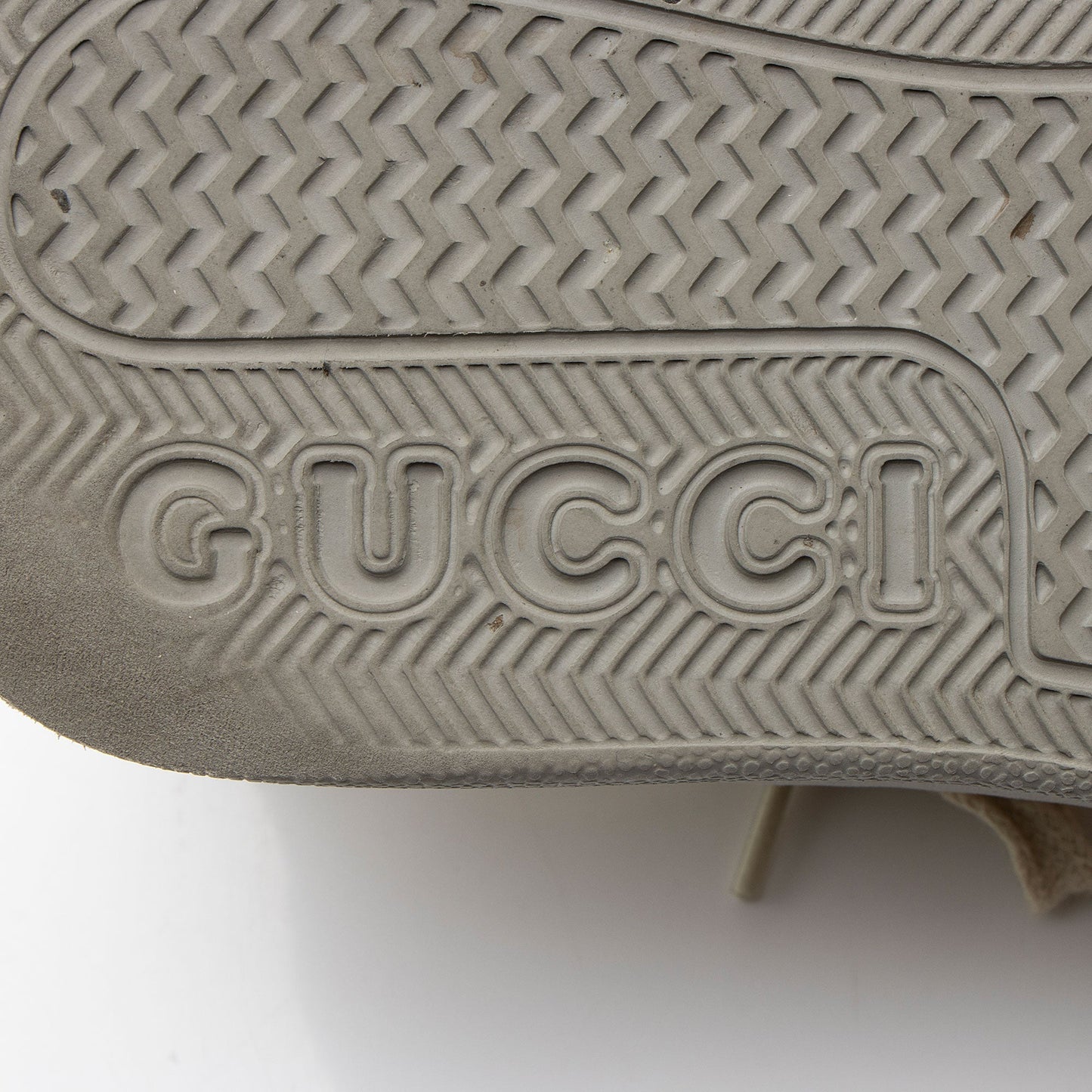 Gucci GG Supreme Leather Interlocking G Platform Sneakers - Size 5.5 / 35.5