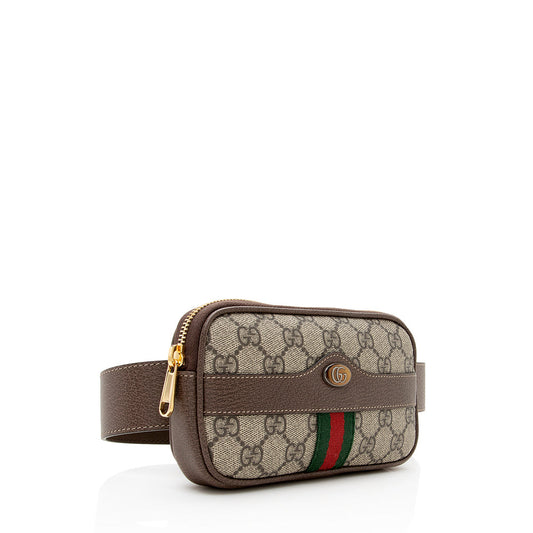 Gucci GG Supreme Ophidia Phone Case Belt Bag - Size 34 / 85 (SHF-19922)
