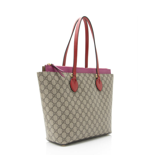 Gucci GG Supreme Zip Tote