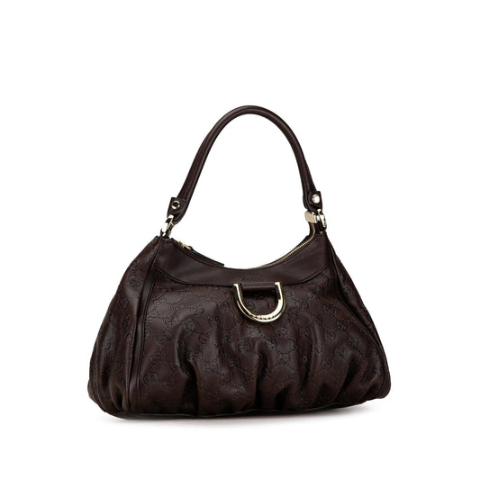 Gucci Guccissima Abbey D-Ring Shoulder Bag (SHG-2XYgSP)