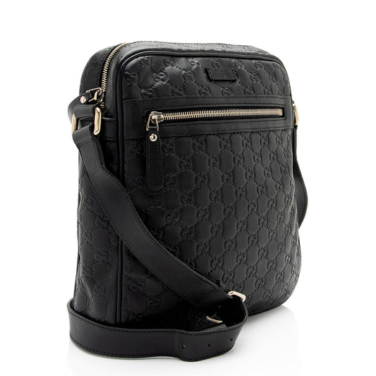 Gucci Guccissima Leather Messenger (SHF-poP2VB)