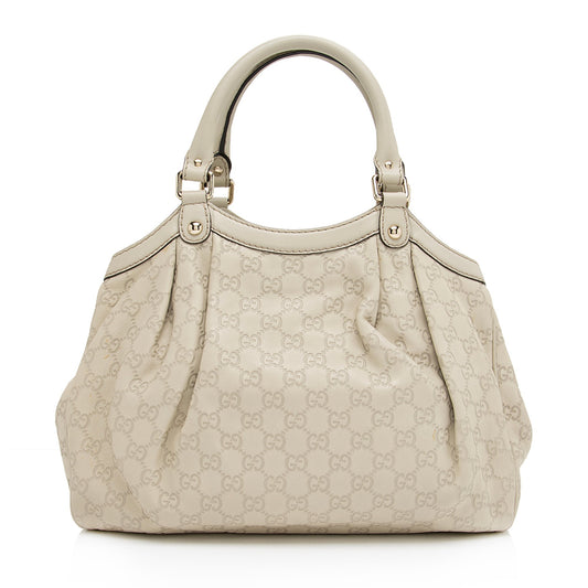 Luxury Gucci Guccissima Leather Sukey Medium Tote (SHF-BDMJpY)