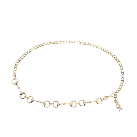 Gucci Horsebit Chain Belt - OS (SHF-i5cg1d)