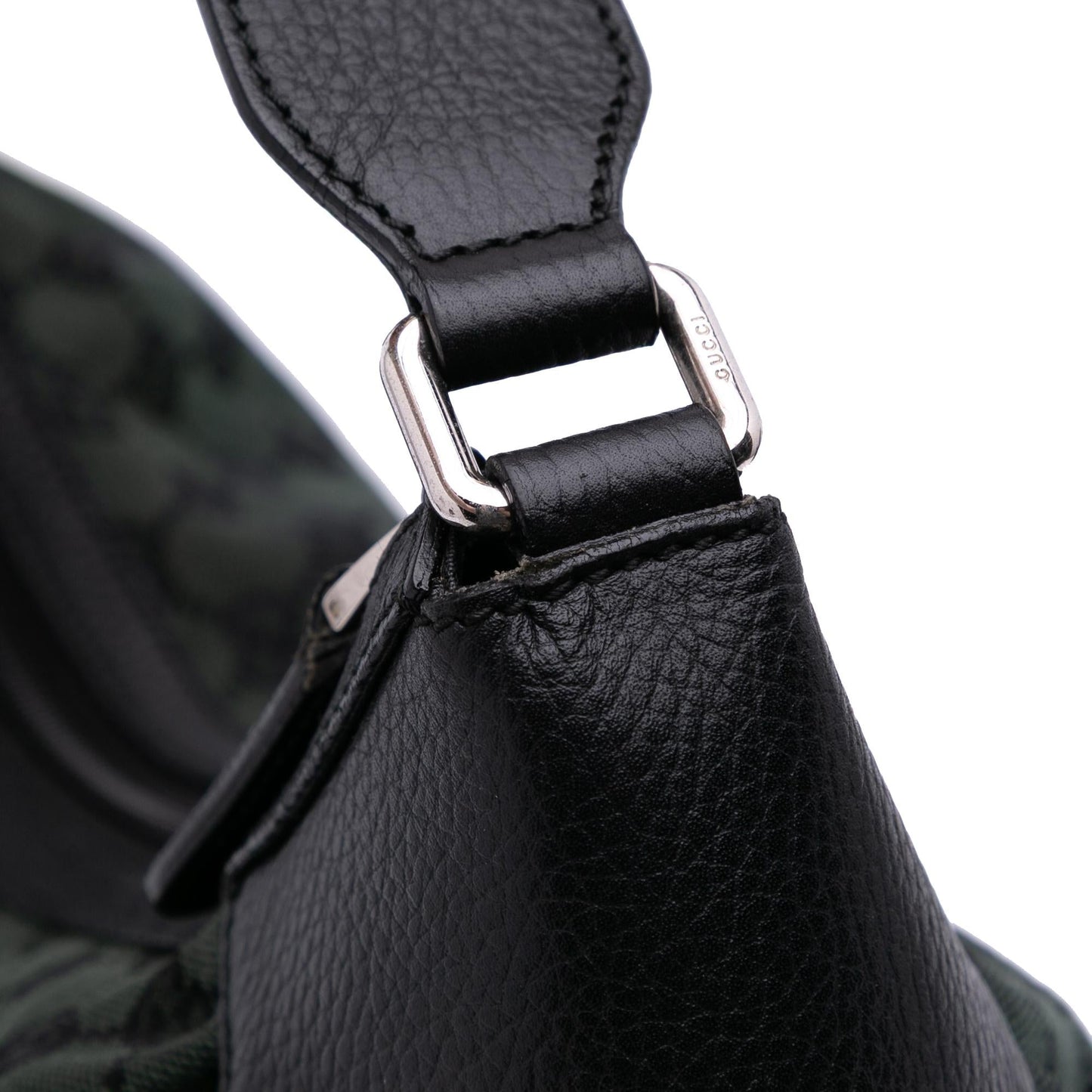 Gucci Large GG Canvas Half Moon Hobo
