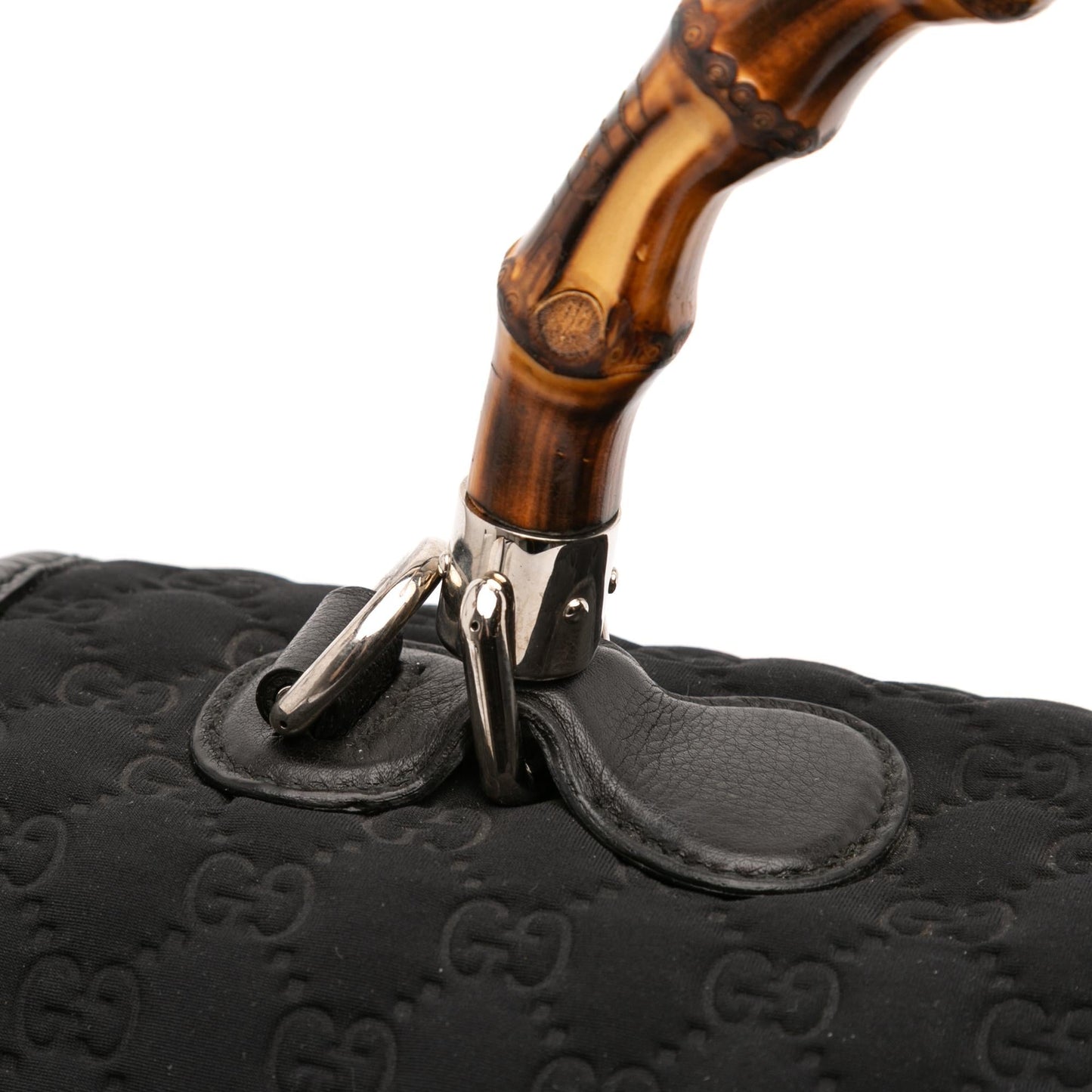 Gucci Large GG Neoprene New Bamboo Top Handle Bag
