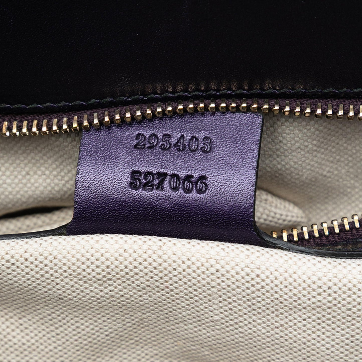Gucci Large Guccissima Patent Emily Shoulder Bag