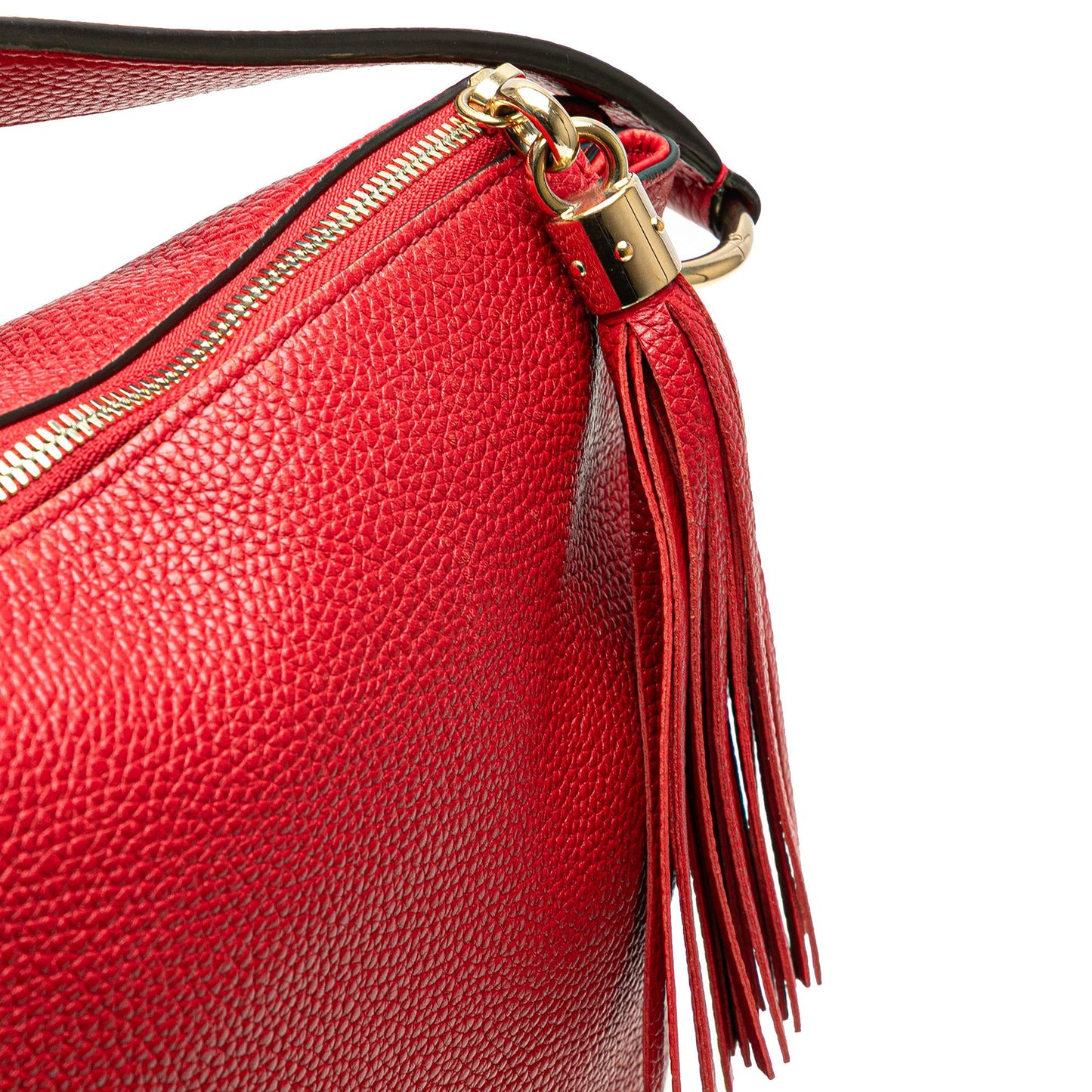 Gucci Large Pebbled Calfskin Soho Convertible Hobo