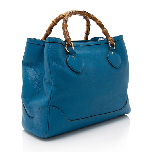 Gucci Leather Bamboo Diana Tote (SHF-duMfuS)