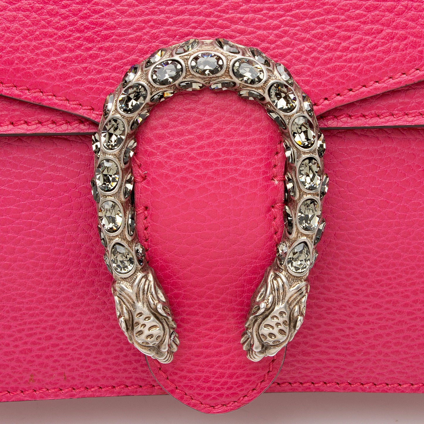 Gucci Leather Crystal Dionysus Medium Shoulder Bag
