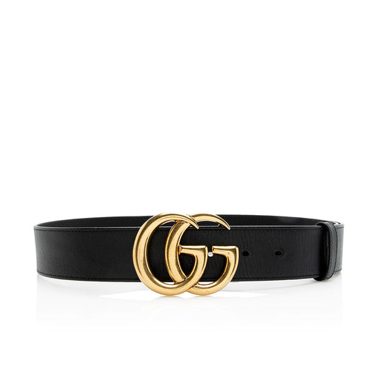 Gucci Leather GG Marmont Belt - Size 30 / 75 (SHF-21857)