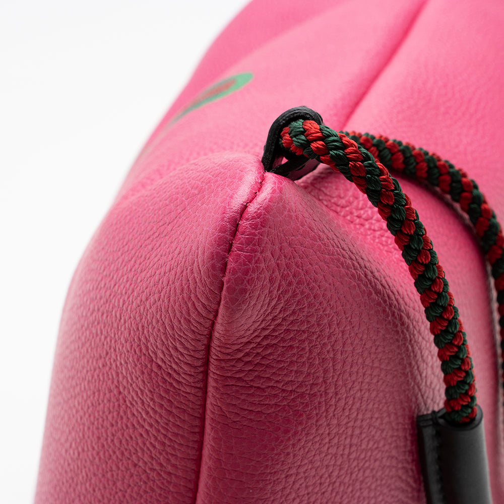 Gucci Leather Logo Drawstring Backpack (SHF-13243)