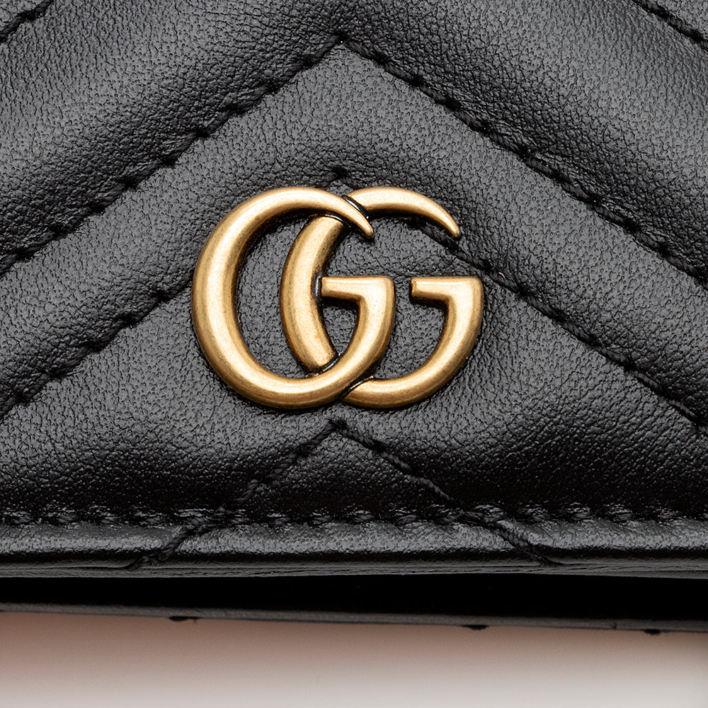 Gucci Matelasse GG Marmont Card Case Wallet (SHF-21334)