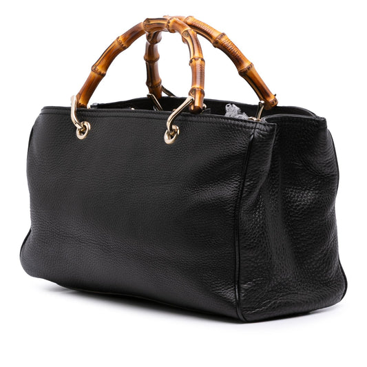 Gucci Medium Calfskin Bamboo Shopper Satchel