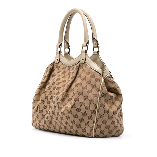 Gucci Medium GG Canvas Sukey Tote