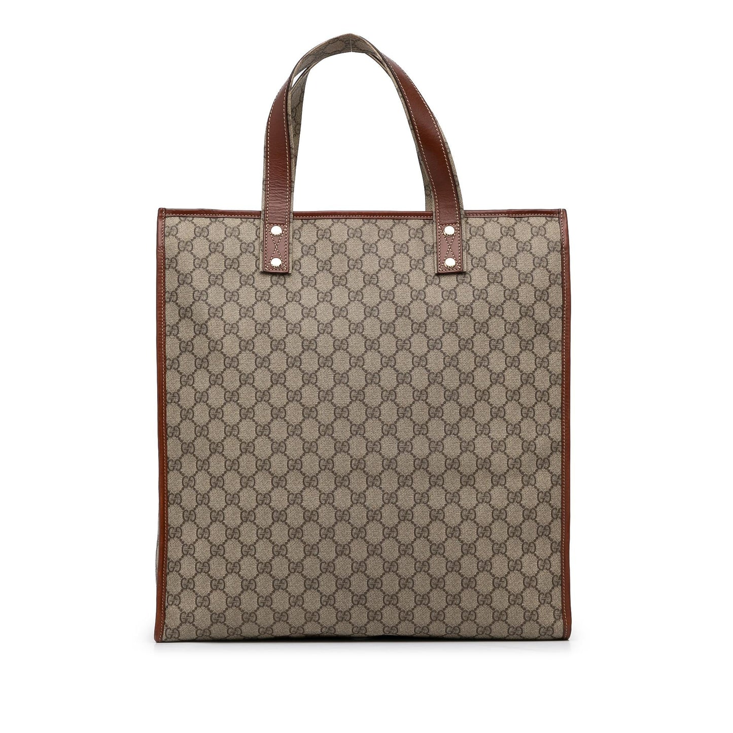 Luxury Gucci Medium GG Supreme Web Loop Vertical Tote (SHG-fppdZz)
