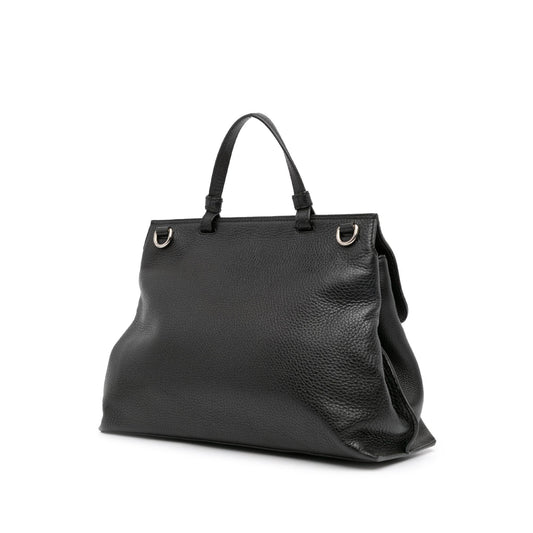 Gucci Medium Leather Bamboo Daily Top Handle