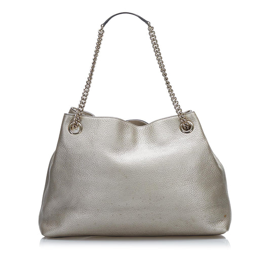 Luxury Gucci Medium Soho Chain Tote (SHG-F7uOCC)
