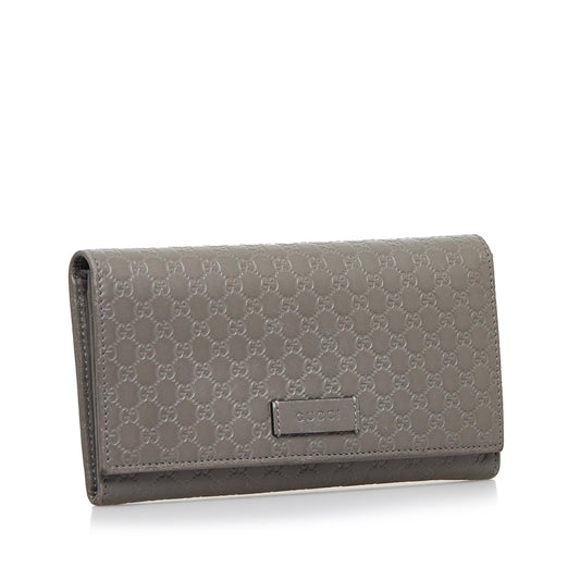 Gucci Microguccissima Continental Flap Wallet (SHG-j4AHK5)