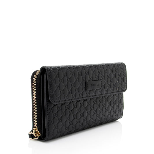 Gucci Microguccissima Leather Continental Flap Wallet