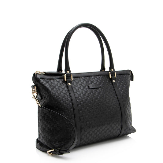 Gucci Microguccissima Leather Joy Small Zip Tote (SHF-EjECwm)