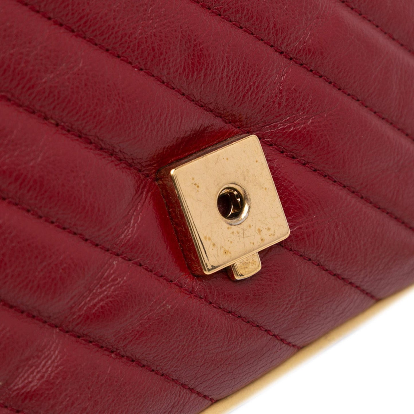 Gucci Mini Tricolor GG Marmont Matelasse Leather Torchon Top Handle Bag