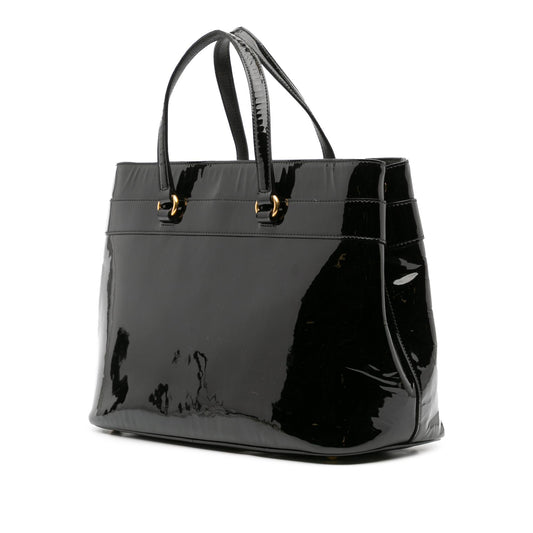 Gucci Patent Bright Bit Satchel