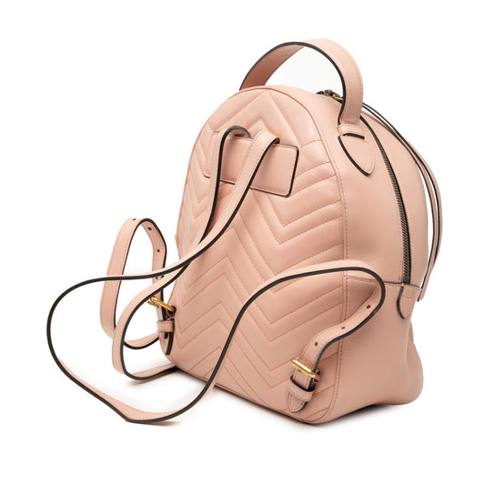 Gucci Small GG Marmont Matelasse Leather Backpack